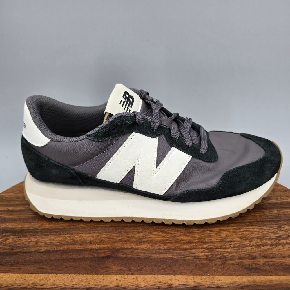 New Balance 237 Shoes Womens 8.5 B Black Gray Retro Chunky Athletic Sneakers